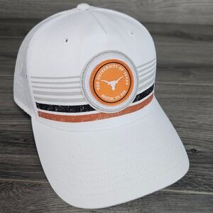 Top of the World Texas Longhorns Mens White Mesh Snapback Trucker Hat Austin TX